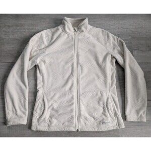 Marmot Jacket Color Cream Women's Sz Large Textured Design Full Zip